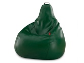 Кресло-мешок из экокожи тёмно-зелёное «АЛМА»