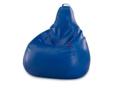 Кресло-мешок из экокожи синее «АЛМА»