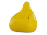 Кресло-мешок из экокожи жёлтое «АЛМА»