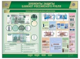 Стенд электрифицированный "Элементы защиты банкнот российского рубля" Zarnitza