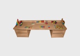 Дидактический стол c набором игрушек Romsens