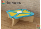 Дидактический детский стол Инклюзив «Василёк»