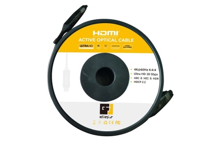 Кабель HDMI Digis DSM-CH20-AOC 2.0, оптический (AOC), 20 м., 4K 60Гц