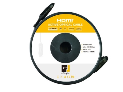Кабель HDMI Digis DSM-CH15-8K-AOC 2.1, оптический (AOC), 15 м., 8K 60Гц