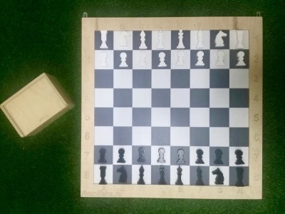 Настенная игра «Шашки+шахматы» Romsens