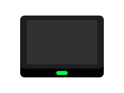 Панельный компьютер Qbic TD-1050 PRO, 10" сенсорная панель, BT, NFC/RFID, RCC, черный