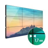 Видеостена LigaSmart 3х3 165" Межпанельный шов 1,7 мм