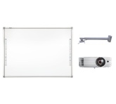 Интерактивный комплект DonView: Donview DB-82IND-H03 с проектором Optoma X309ST и креплением FIX P800-1400 (silver)
