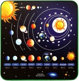 Свето-динамическая тактильная панель Познайкино «Солнечная система»