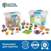 Развивающий игровой набор "Игровой набор продуктов и посуды в детском саду" Learning Resources MS0082 (комплект для группы)