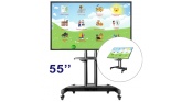 Интерактивный стол логопеда «Волшебный экран» Антошка 55" (трансформер 90°)