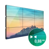 Видеостена LigaSmart 3х3 165" Межпанельный шов 0,88 мм