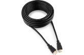 Кабель Cablexpert HDMI-10M, v2.0, 19M/19M, серия Light, черный, позол. разъемы, экран, пакет