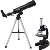 Набор микроскоп и телескоп Bresser National Geographic 50/360 и 300x-1200x
