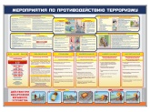 Стенд-уголок "Мероприятия по противодействию терроризму" Zarnitza