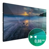 Видеостена LigaSmart 4х4 220" Межпанельный шов 0,88 мм