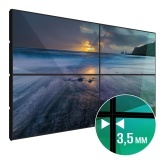 Видеостена LigaSmart 2х2 110" Межпанельный шов 3,5 мм