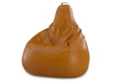 Кресло-мешок из экокожи коричневое «АЛМА»