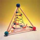 Развивающая игра лабиринт проволочный настольный (треугольная пирамида) Joy Toy BV