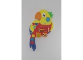 Бизиборд Разноцветный попугай "Инклюзив"