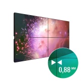 Видеостена LigaSmart 2х2 110" Межпанельный шов 0,88 мм