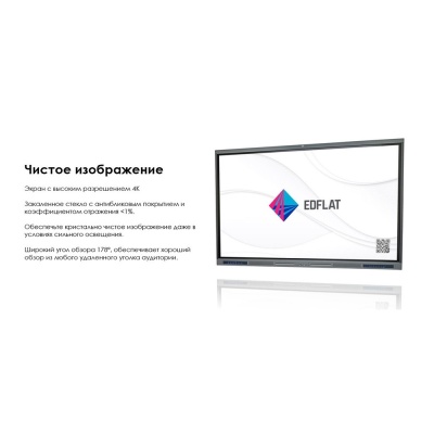 Интерактивная панель EDFLAT EDF55TP01/H