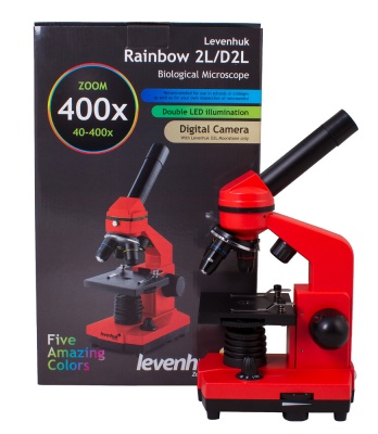 Оптический микроскоп Levenhuk Rainbow 2L Orange\Апельсин