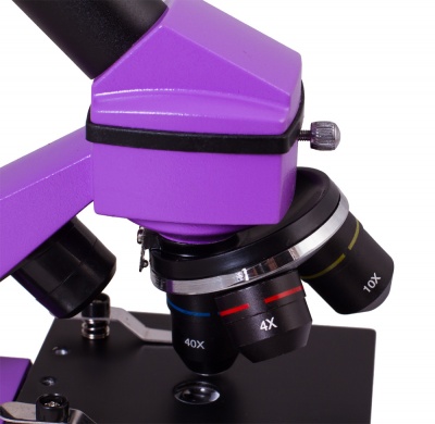 Оптический микроскоп Levenhuk Rainbow 2L PLUS Amethyst\Аметист