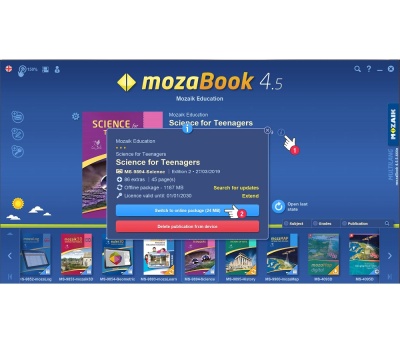 Программное обеспечение XC-3 mozaBook CLASSROOM PACK на 3 года