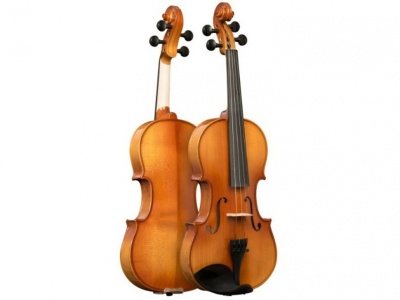 Скрипка 1/2, с футляром и аксессуарами, Cascha