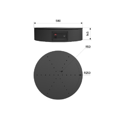 Поворотный стол RangeVision TXL (250 кг, 58 см)