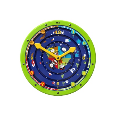 Дидактическая настенная панель IKC Clock Around Green