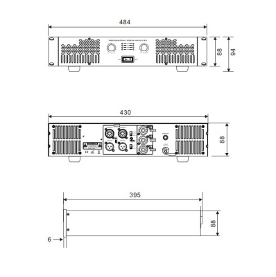 Усилитель мощности ITC TS-350PI