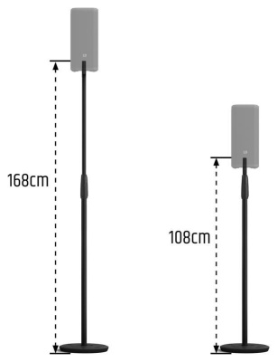 Спикерная стойка на круглом основании LD Systems DAVE 10 G4X STAND