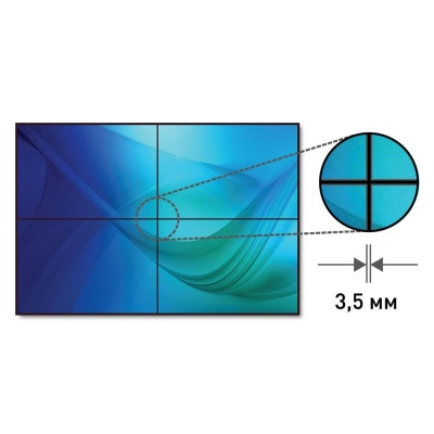 Видеостена 2х2 92" Hikvision DS-D2046LU-Y