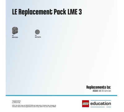 LEGO 2000702 Набор с запасными частями LME 3