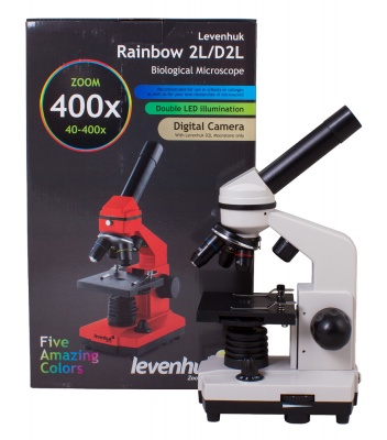 Оптический микроскоп Levenhuk Rainbow 2L Moonstone\Лунный камень