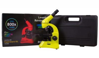 Оптический микроскоп Levenhuk Rainbow 50L Lime\Лайм