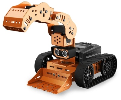 Гусеничный робот. Конструктор для сборки механических моделей с камерой технического зрения Hiwonder Qdee Starter