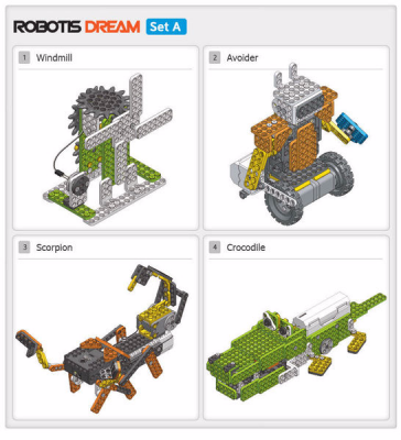 Образовательный робототехнический набор ROBOTIS DREAM Set A