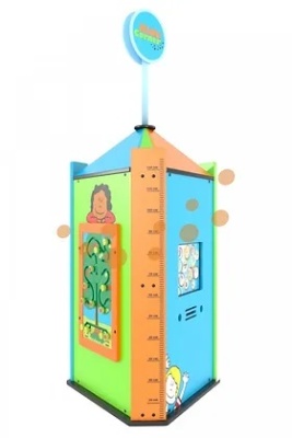 Дидактическая напольная панель IKC Play Tower Woody