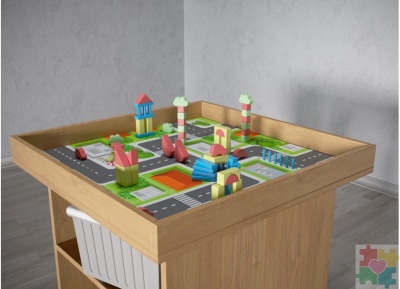 Игровой ландшафтный стол для изучения ПДД №5 "Инклюзив"