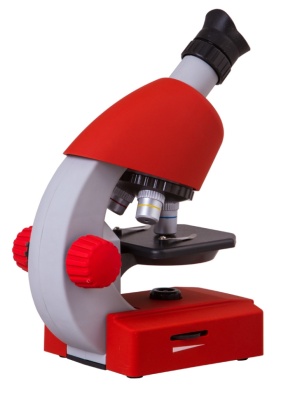 Оптический микроскоп Bresser Junior 40x-640x, красный