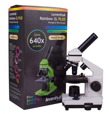 Оптический микроскоп Levenhuk Rainbow 2L PLUS Moonstone\Лунный камень