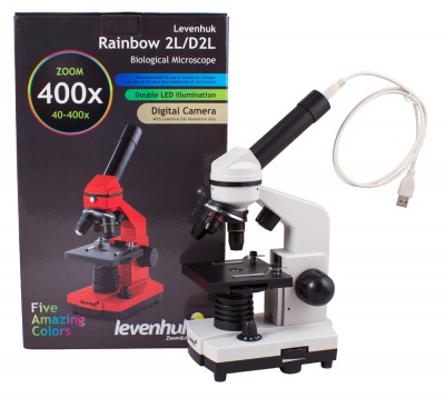 Цифровой микроскоп Levenhuk Rainbow D2L Moonstone\Лунный камень