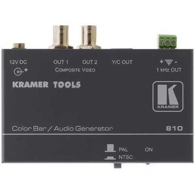 Генератор испытательных звуковых сигналов и цветных полос Kramer 810