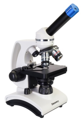 Цифровой микроскоп Levenhuk Discovery Atto Polar с книгой